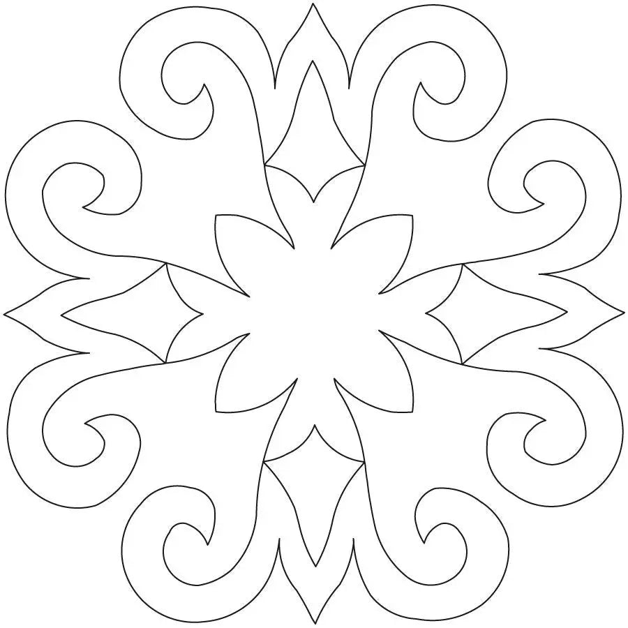 Special Spirals Block - Linda's Electric Quilters