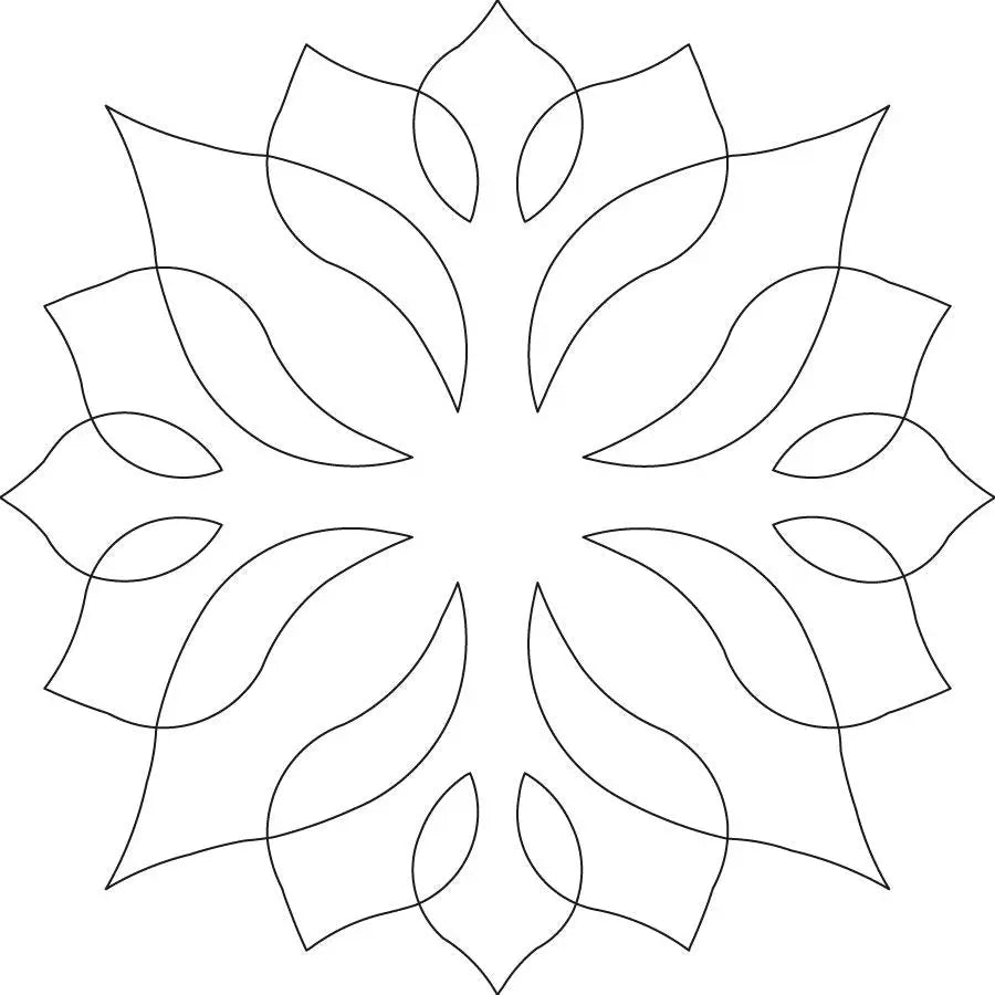 Magic Blooms Block - Linda's Electric Quilters