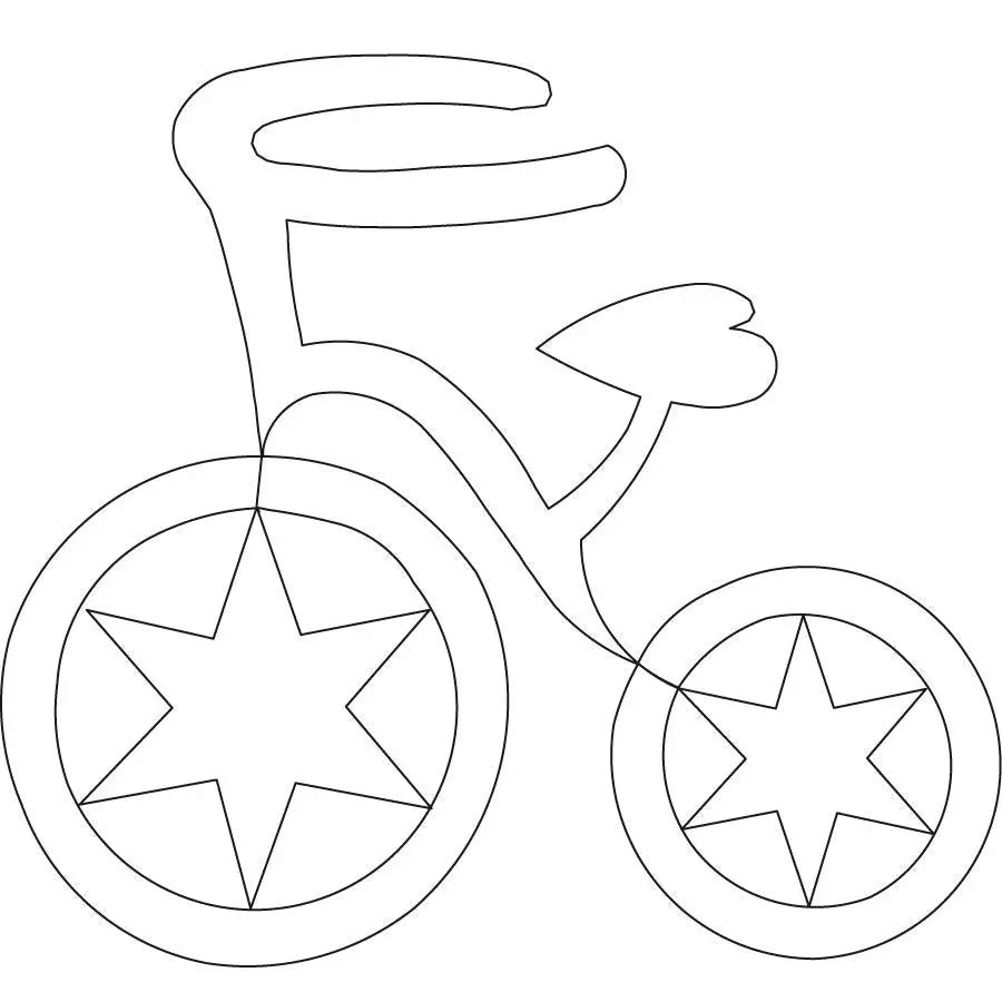 My Tricycle Block - Linda's Electric Quilters