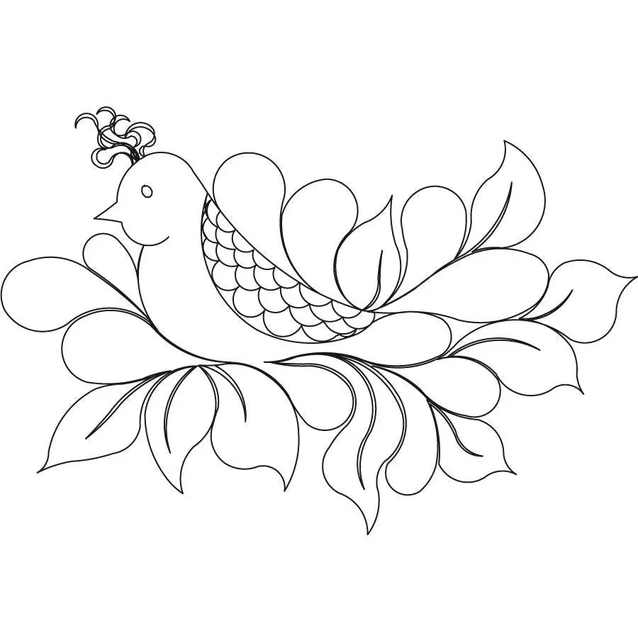 Nesting Bird 2 Block - Linda's Electric Quilters