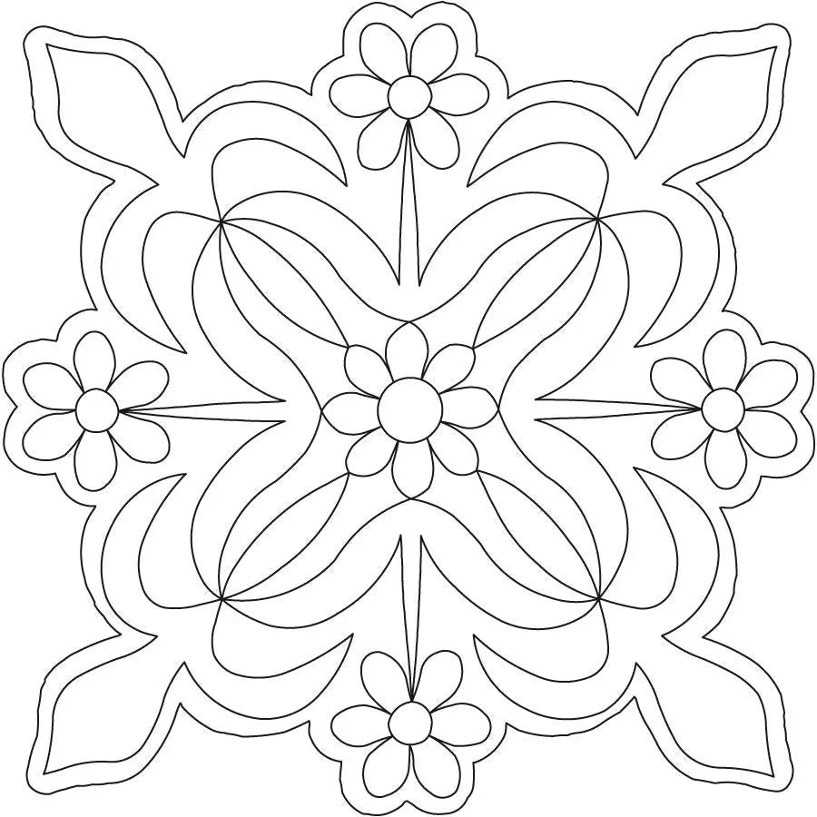 Sunshine Chorus 2 Block - Linda's Electric Quilters