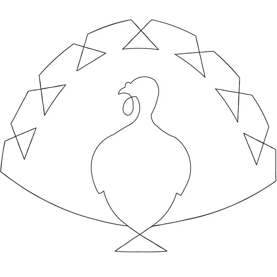 Terrific Turkey Block - Linda's Electric Quilters