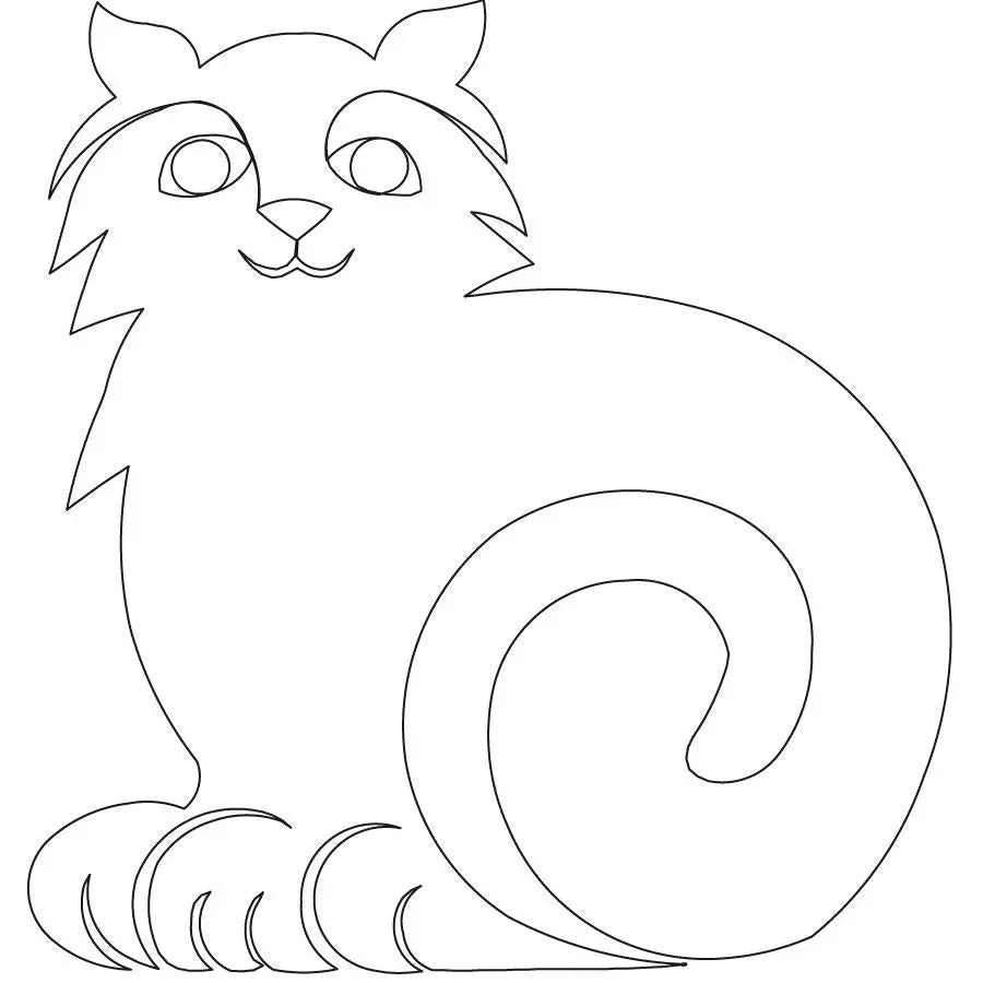 Two-Line Feline Block - Linda's Electric Quilters