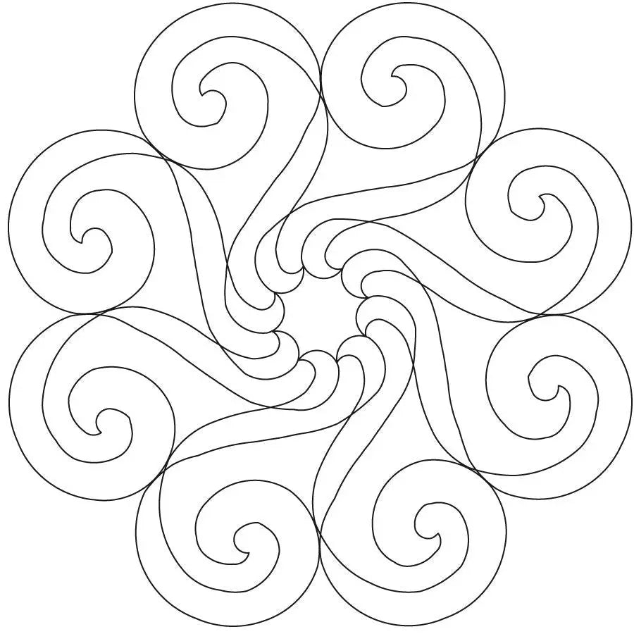 Venetian Waves Block - Linda's Electric Quilters