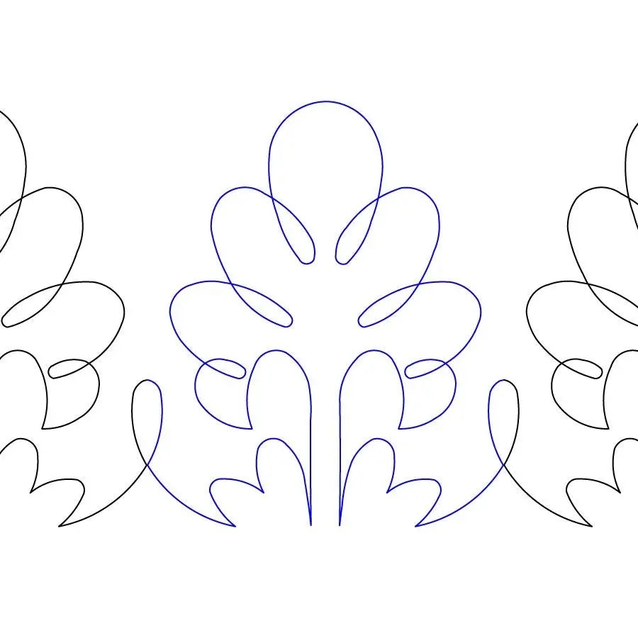 Coxcomb Border - Linda's Electric Quilters