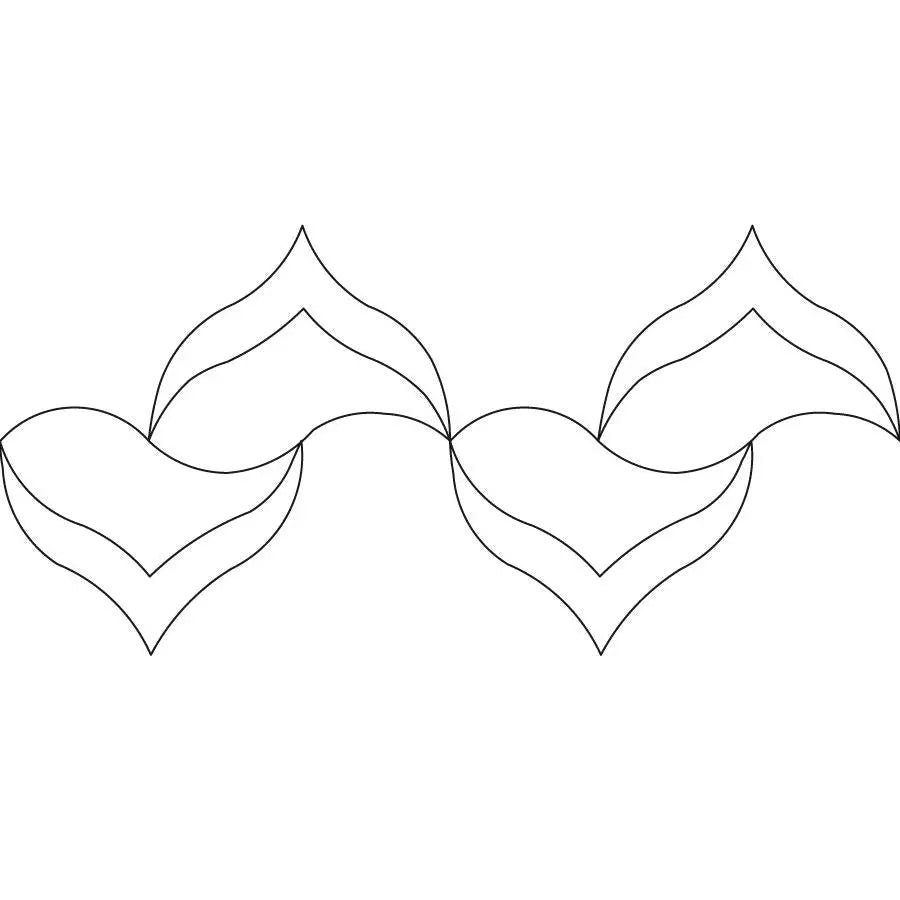 Creamcup Border - Linda's Electric Quilters