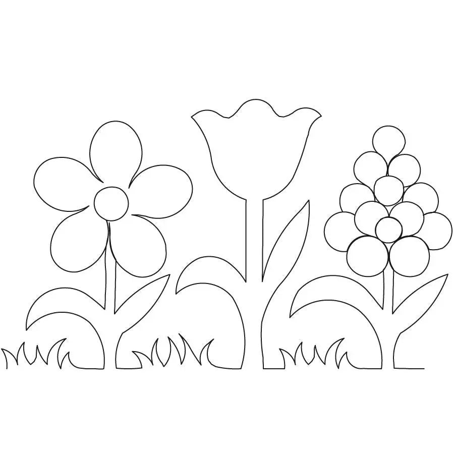 Daisy Flower 2 Border - Linda's Electric Quilters