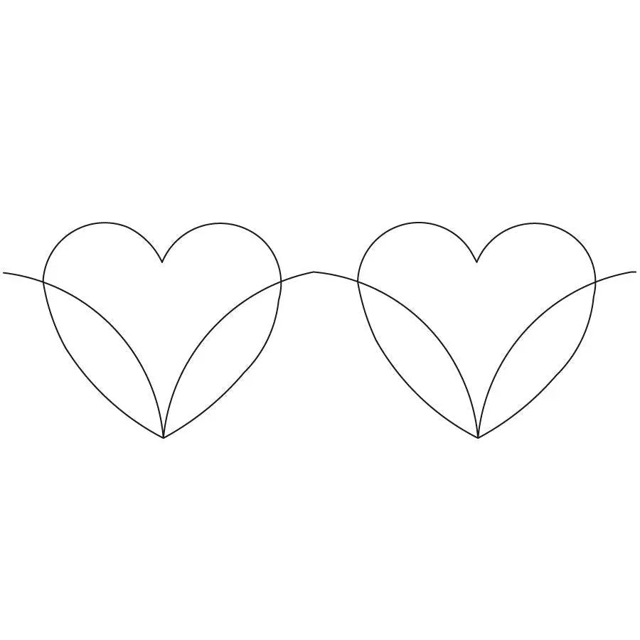 Dancing Hearts Border - Linda's Electric Quilters