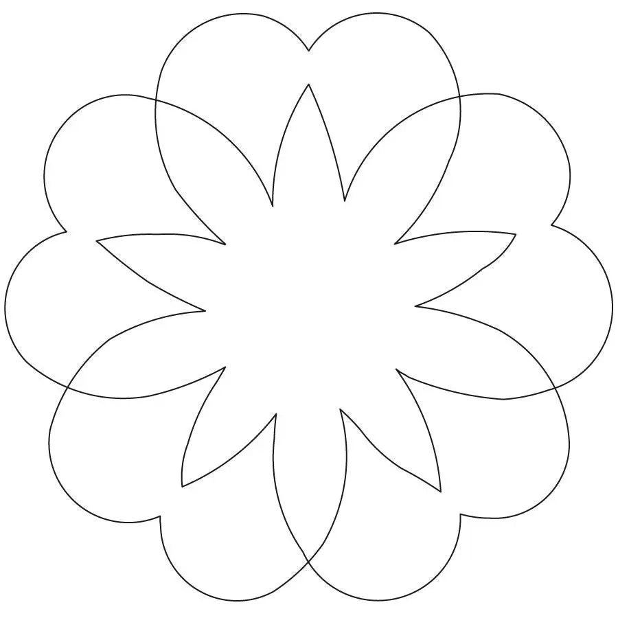 Easter Petals Border - Linda's Electric Quilters