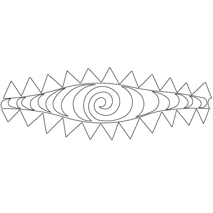 Eye of the Storm Border - Linda's Electric Quilters