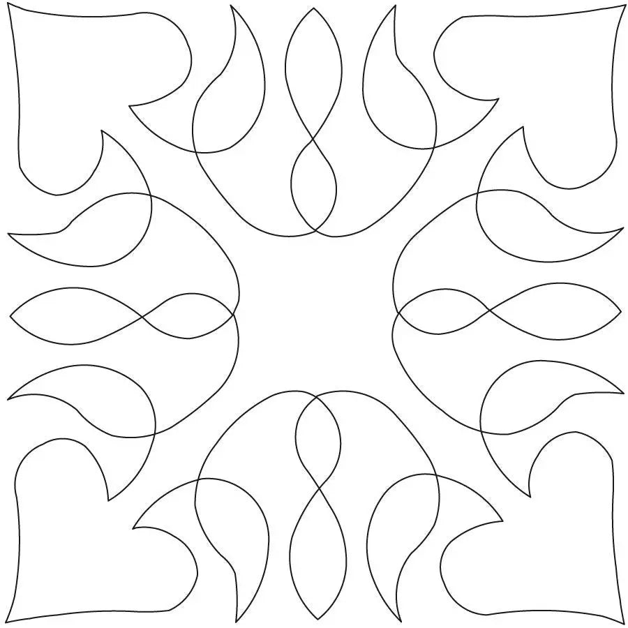 Fancy Foliage Border - Linda's Electric Quilters