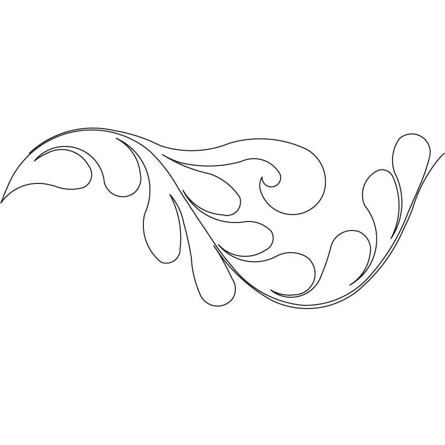 Fickle Feather Border - Linda's Electric Quilters