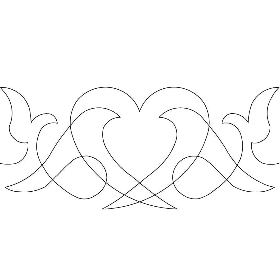 Love on the Wing Border - Linda's Electric Quilters