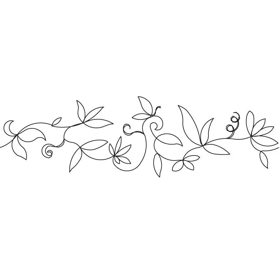 Simple Delicate Vines Border - Linda's Electric Quilters