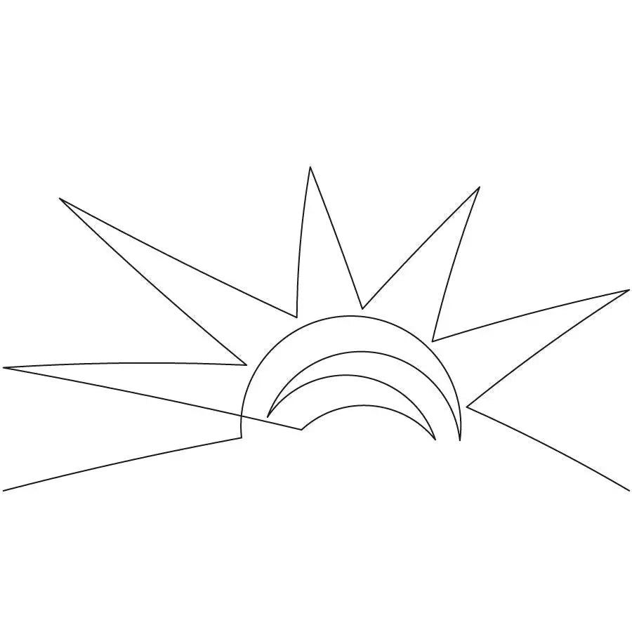 Sunrise Border - Linda's Electric Quilters