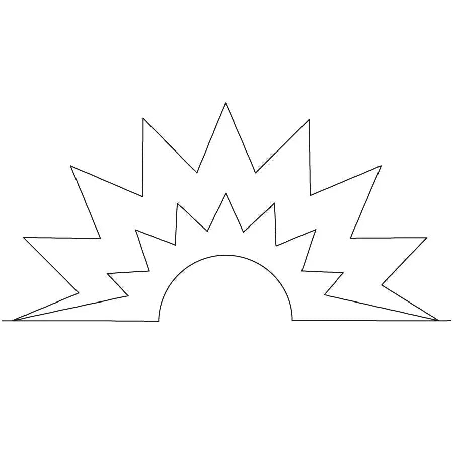 The Sun is Always Rising Border - Linda's Electric Quilters