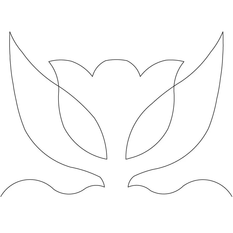 Tulip Garden Border - Linda's Electric Quilters