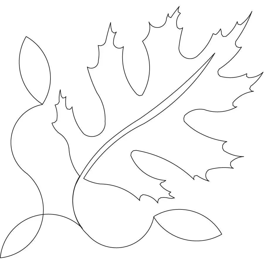 Autumn Leaves 3 Corner - Linda's Electric Quilters