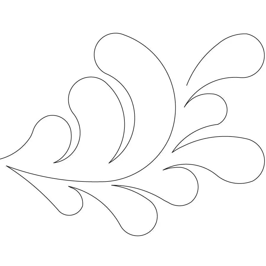 Double Feather Corner - Linda's Electric Quilters