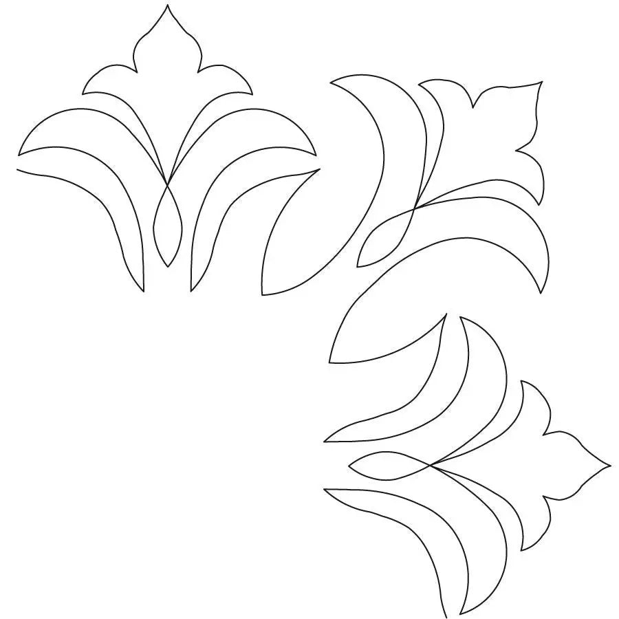 Formal Garden Corner - Linda's Electric Quilters