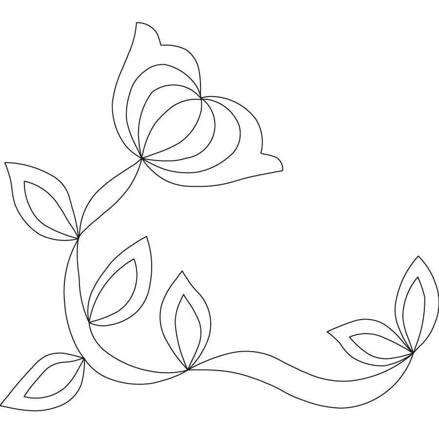 Jacobean Splendor Corner - Linda's Electric Quilters