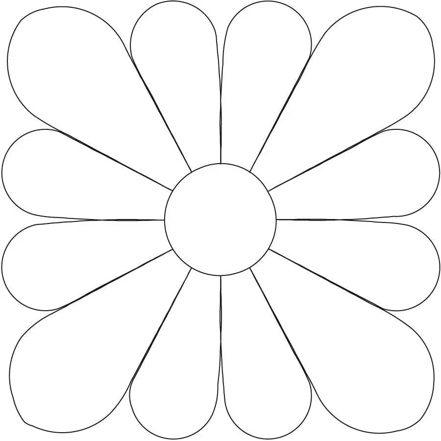 Scalloped Feather Corner - Linda's Electric Quilters