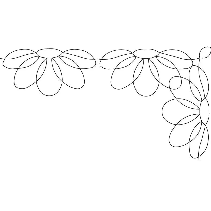 Sunny Flowers Corner - Linda's Electric Quilters