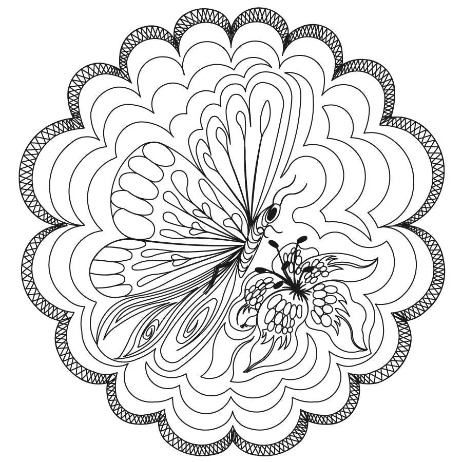 Butterfly Placemat - Linda's Electric Quilters