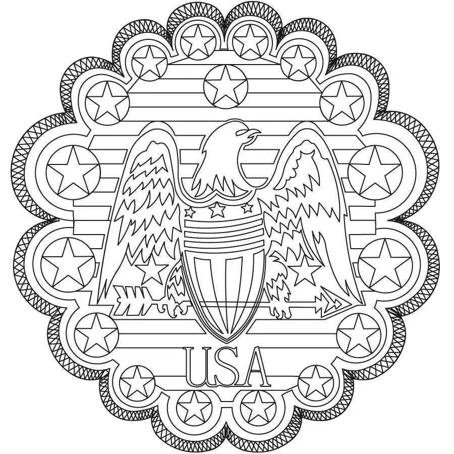 Eagle Placemat - Linda's Electric Quilters