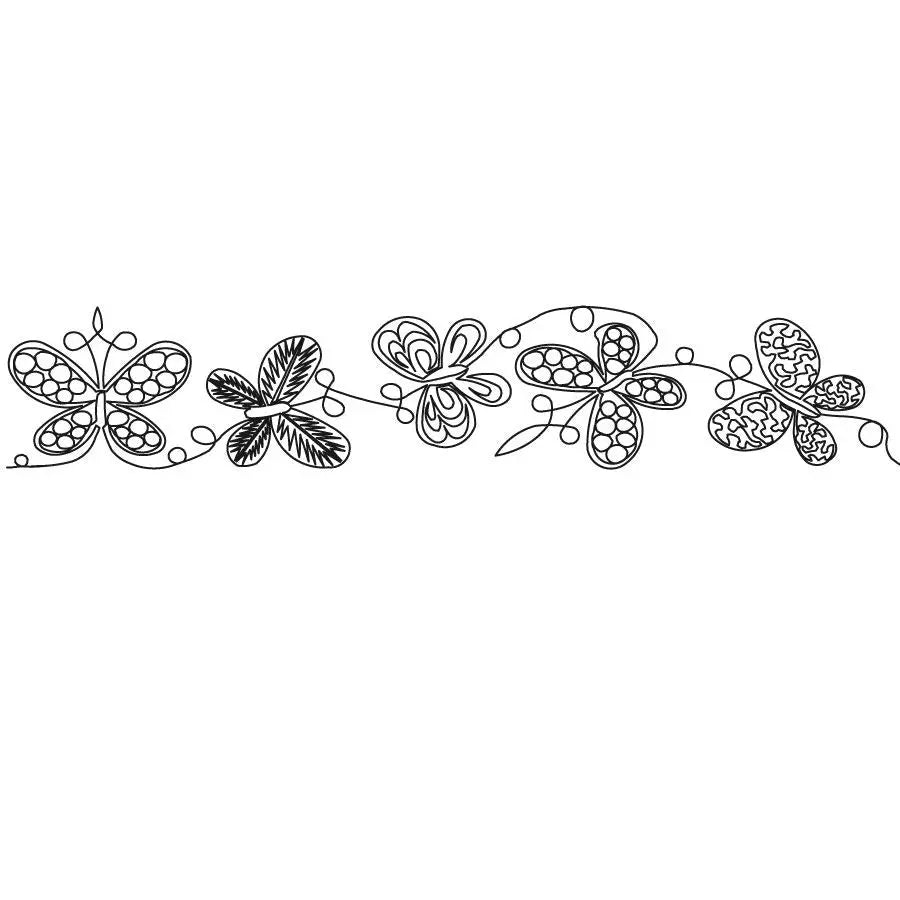 Flight of the Butterflies 1 Digital E2E - Linda's Electric Quilters