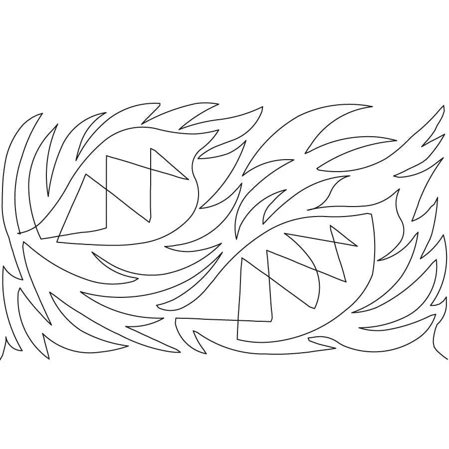 Buns and Triangles Digital E2E - Linda's Electric Quilters