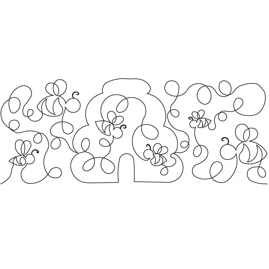 Busy As A Bee Digital E2E - Linda's Electric Quilters