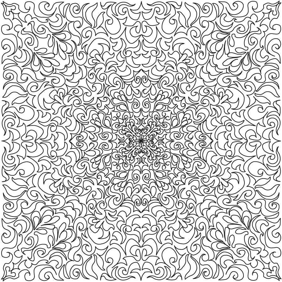 Feather Fill - Linda's Electric Quilters