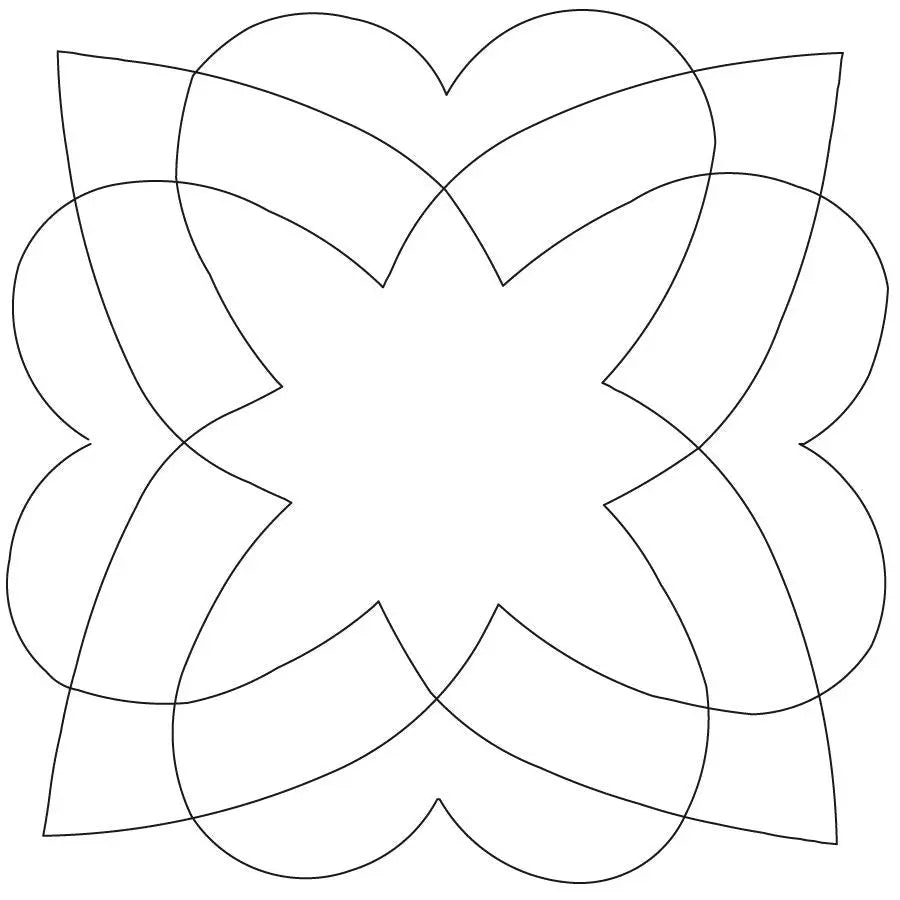 Warm Galaxy Block - Linda's Electric Quilters