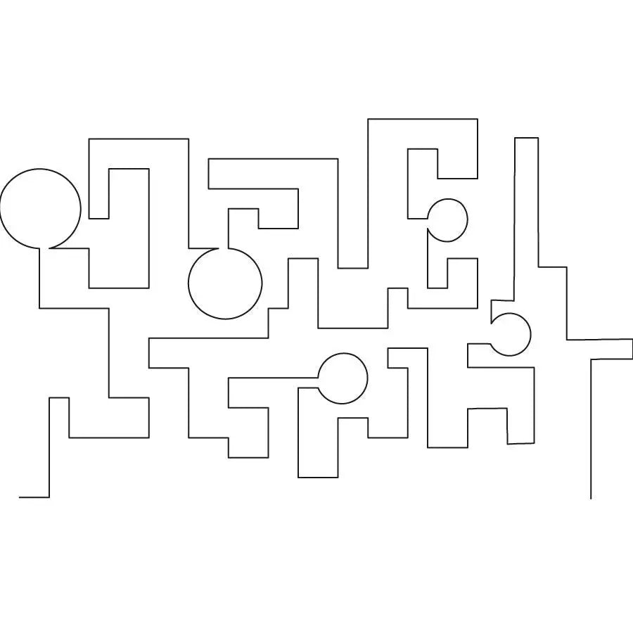 Geometric Circles E2E - Linda's Electric Quilters