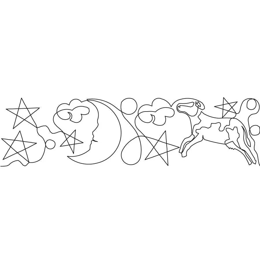 Cow Jumped Over The Moon Digital E2E - Linda's Electric Quilters