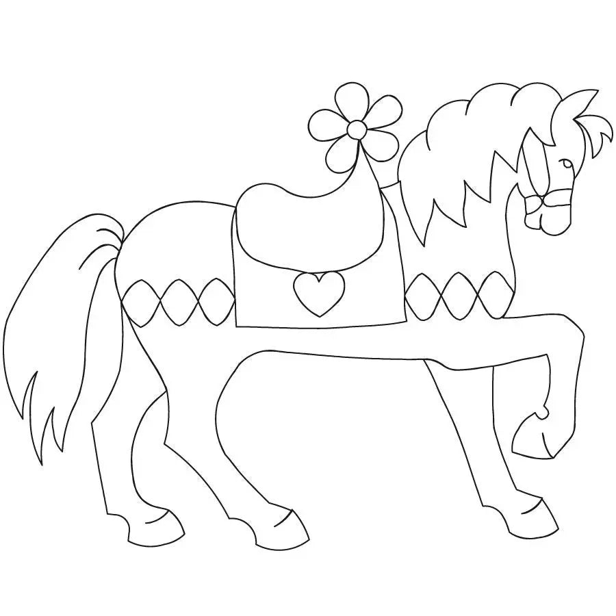 Pretty Pony Block - Linda's Electric Quilters