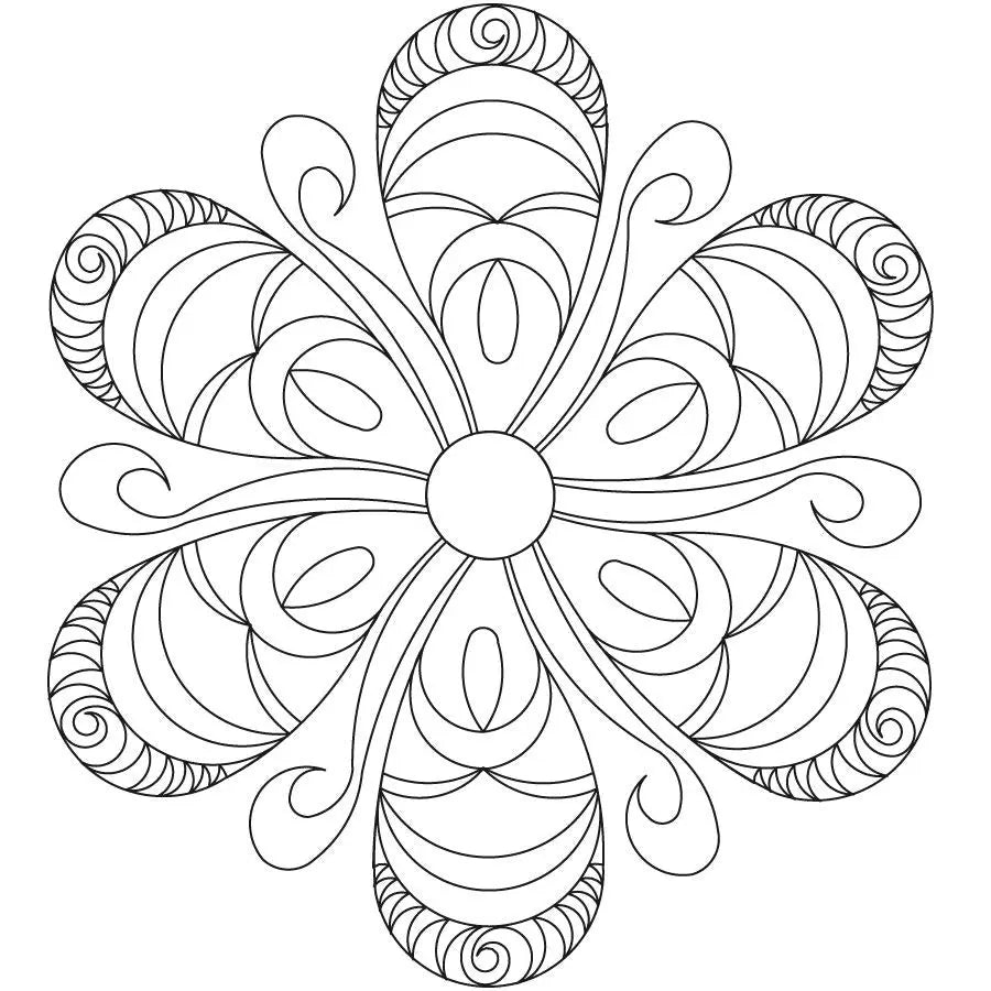 Princess Fleather 6 Petal Block - Linda's Electric Quilters