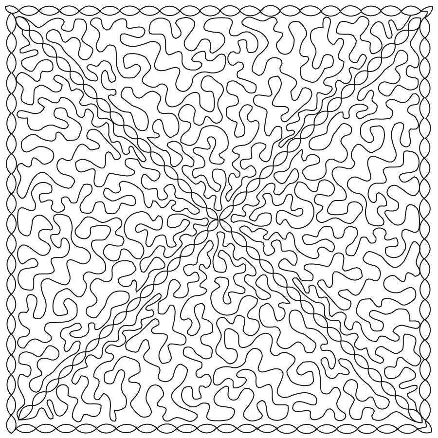 Stipple with Rope Fill - Linda's Electric Quilters