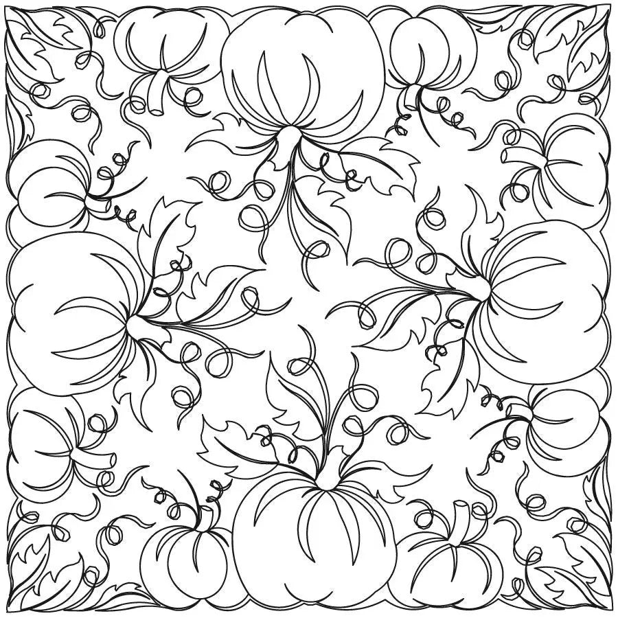 Pumpkin Block - Linda's Electric Quilters