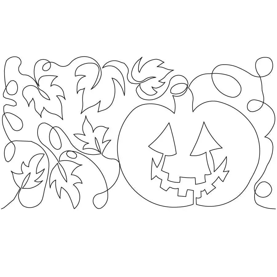 Halloween Pumpkins E2E - Linda's Electric Quilters
