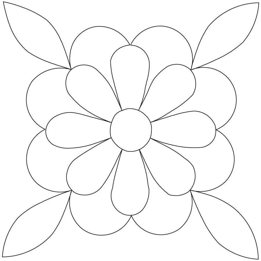 Rose and Perry Block - Linda's Electric Quilters