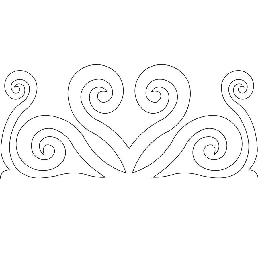 Heart Curls E2E - Linda's Electric Quilters