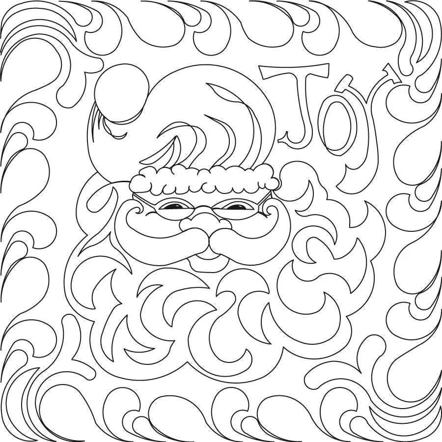 Santa 1 Block - Linda's Electric Quilters