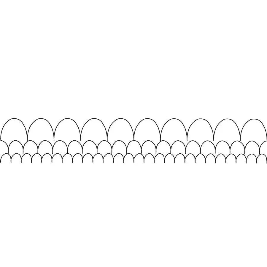 Dimensional Shell Digital E2E - Linda's Electric Quilters