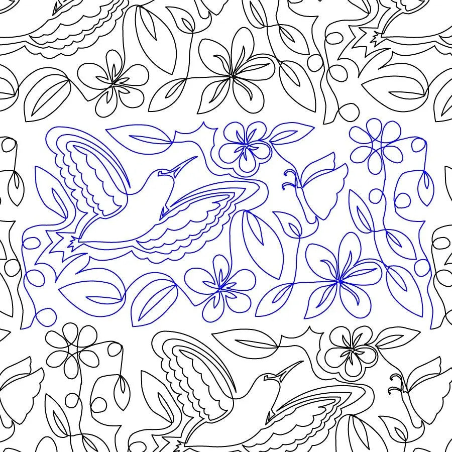 Hummingbird E2E - Linda's Electric Quilters