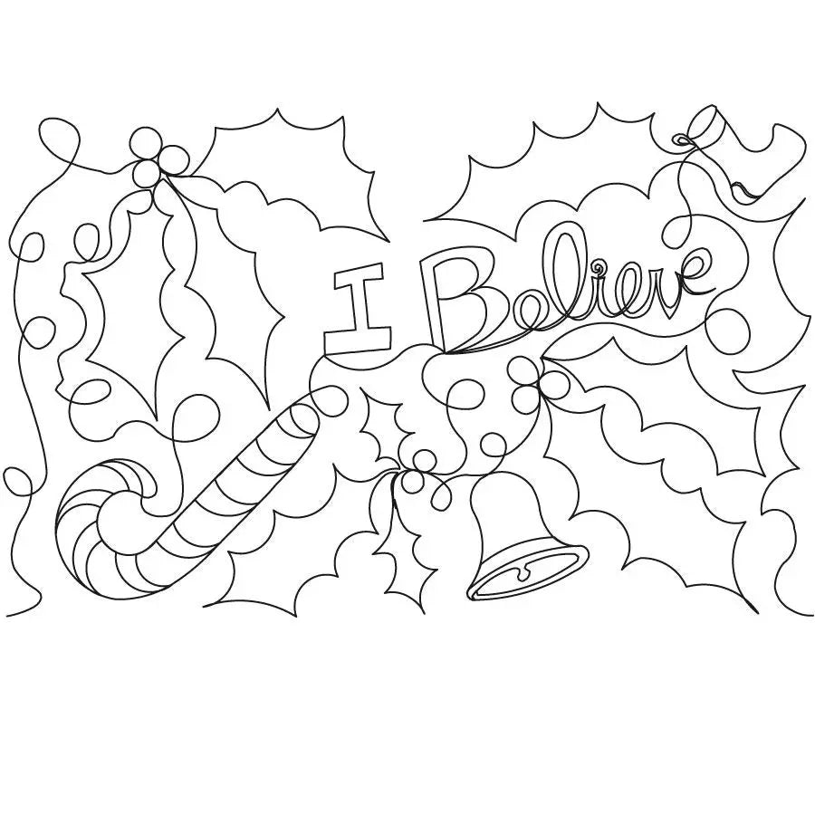 I Believe Simple E2E - Linda's Electric Quilters