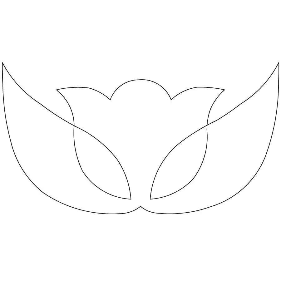 Single Tulip Block - Linda's Electric Quilters