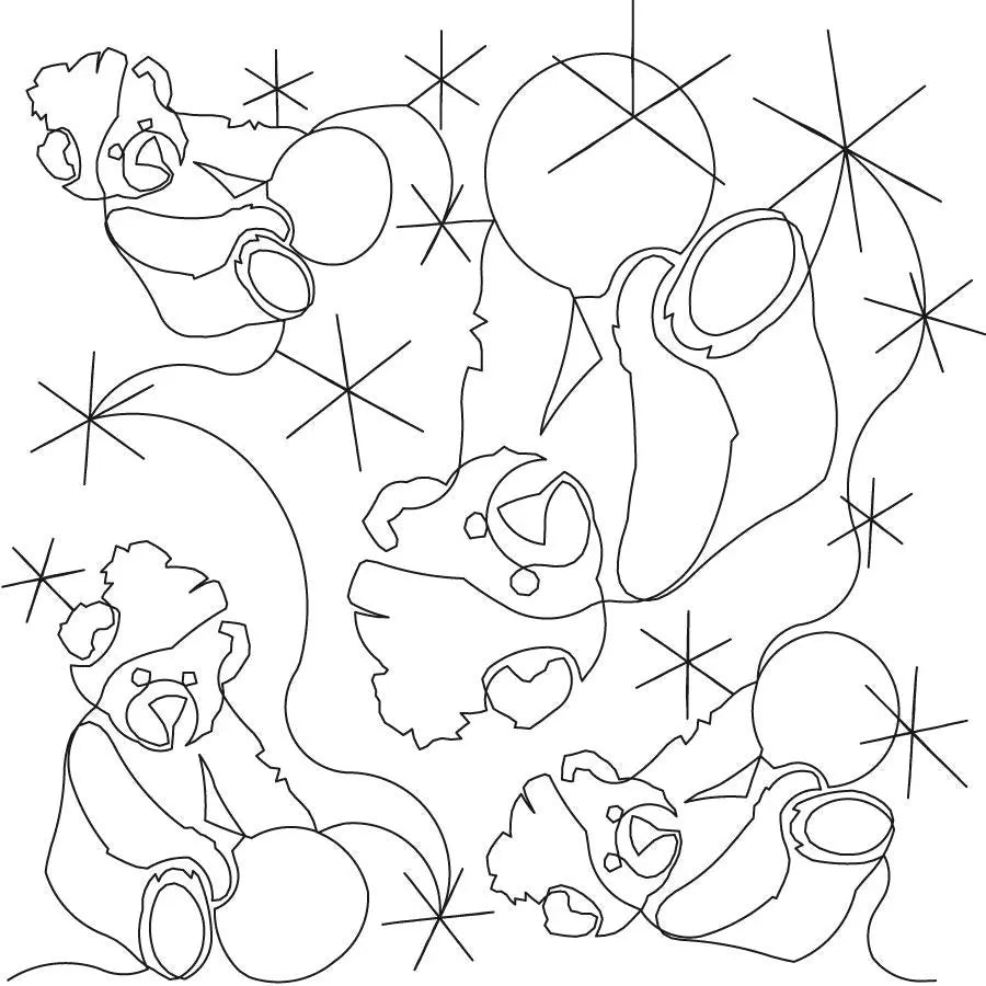 Snowbears Block - Linda's Electric Quilters