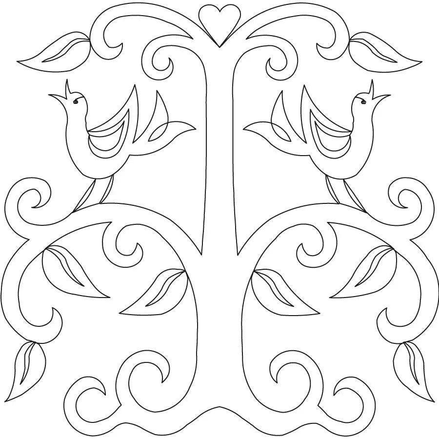 Songbird Tree Block - Linda's Electric Quilters